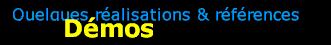 Nos r�alisations
